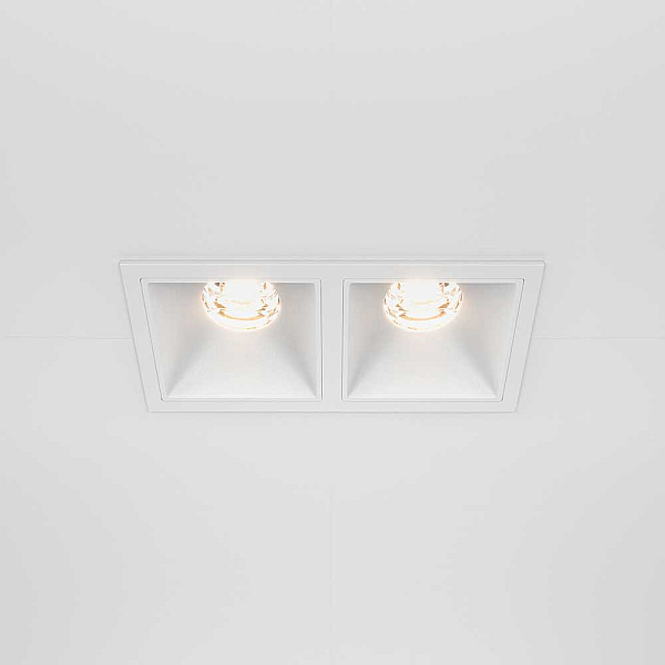 Встраиваемый светильник Maytoni Alfa LED DL043-02-10W3K-SQ-W