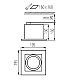 Точечный светильник Kanlux MATEO ES DLP-150-B 32930