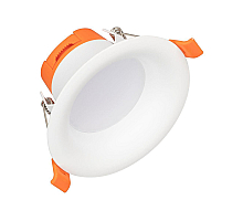 Встраиваемый светильник Arlight MS-BLIZZARD-BUILT-R102-8W Warm3000 (WH, 100 deg, 230V) 036578
