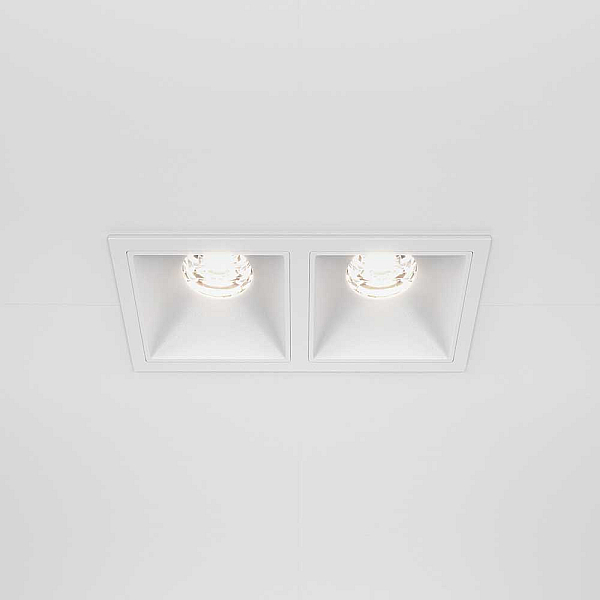 Встраиваемый светильник Maytoni Alfa LED DL043-02-10W4K-SQ-W