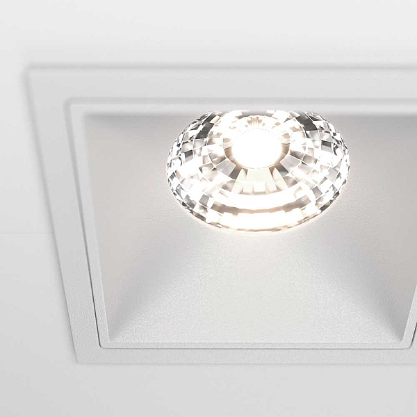 Встраиваемый светильник Maytoni Alfa LED DL043-02-15W4K-D-SQ-W