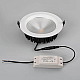 Встраиваемый светодиодный светильник Arlight LTD-220WH-Frost-30W Warm White 110deg 021070