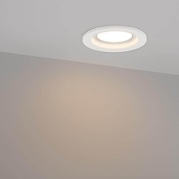 Встраиваемый светодиодный светильник Arlight LTD-80WH 9W Warm White 120deg 018043