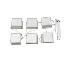 Встраиваемый светильник Uniel ULP-1010 42W/4000К IP40 GRILYATO OPAL WHITE KIT06 UL-00012448