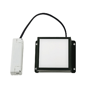 Встраиваемый светильник Uniel ULP-0808 7W/4000К IP40 GRILYATO BLACK UL-00011899