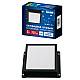 Встраиваемый светильник Uniel ULP-1010-7W/4000K IP54 GRILYATO OPAL BLACK UL-00012838