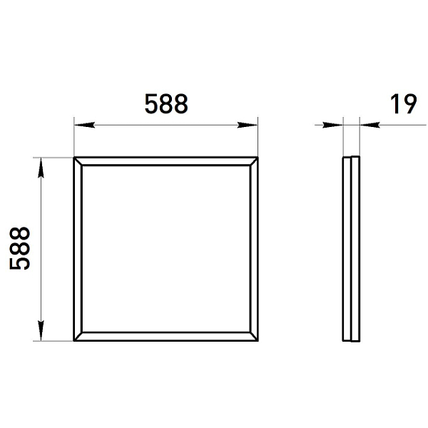 Встраиваемый светодиодный светильник ЭРА SPO-640-3-6K-32 Б0061335