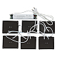 Встраиваемый светильник (комплект из 6 шт) Uniel ULP-1010 42W/4000К IP40 GRILYATO BLACK KIT06 UL-00008958