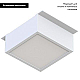 Встраиваемый светодиодный светильник Arlight DL-Grigliato-S90x90-6W Warm3000 047928