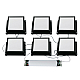 Встраиваемый светильник Uniel ULP-1010-42W/4000K IP54 GRILYATO OPAL BLACK KIT06 UL-00012834