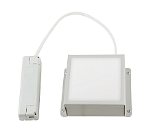 Встраиваемый светильник Uniel ULP-1010 7W/4000К IP40 GRILYATO OPAL WHITE UL-00012450