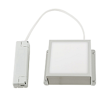 Встраиваемый светильник Uniel ULP-1010 7W/4000К IP40 GRILYATO OPAL WHITE UL-00012450