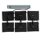 Встраиваемый светильник Uniel ULP-1010-42W/4000K IP54 GRILYATO OPAL BLACK KIT06 UL-00012834