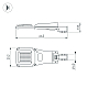 Уличный консольный светильник Arlight OXOR-GRES-663х252-60W Day4000 (GR, 150x80 deg, 230V) 055494