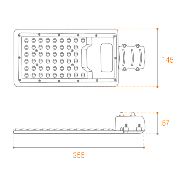 Уличный консольный светильник Wolta STL-50W/04