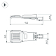 Уличный консольный светильник Arlight OXOR-GRES-920х383-240W Day4000 (GR, 150x80 deg, 230V) 055501