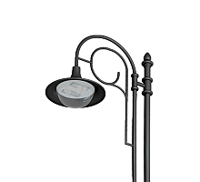 Уличный консольный светильник Arlight OXOR-AMPIL-LUZ-580х480-100W Day4000 (BK, 120 deg, 230V) 052450