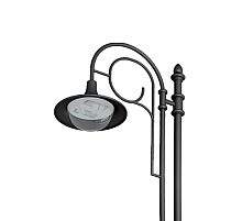 Уличный консольный светильник Arlight OXOR-AMPIL-LUZ-580х480-100W Day4000 (BK, 120 deg, 230V) 052450
