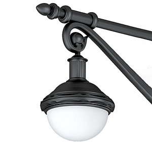 Уличный консольный светильник Arlight OXOR-AMPIL-BUE-495x500-150W Day4000 (BK, 120 deg, 230V) 052448