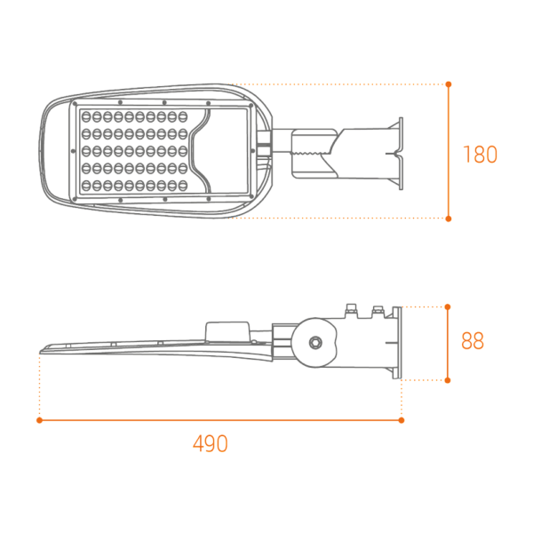 Уличный консольный светильник Wolta STL-40W/05