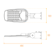 Уличный консольный светильник Wolta STL-40W/05