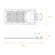 Уличный консольный светильник Wolta STL-100W/04