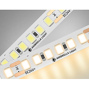 Светодиодная лента Ambrella Light LED Strip 24В 2835 14,4Вт/м 3000K 5м IP20 GS3201