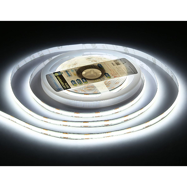 Светодиодная лента Ambrella Light 10W/m 320LED/m COB холодный белый 5M GS4653