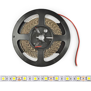Светодиодная лента (UL-00004368) Uniel 7,2W/m 30LED/m 5050SMD холодный белый 5M ULS-M22-5050-30LED/m-10mm-IP20-DC12V-7,2W/m-5M-6500K PROFI