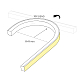 Светодиодная герметичная лента Arlight SPI STARDUST-TOP-B60-30x20mm 12V RGB (12 W/m, IP65, 5m, wire x1) 042134