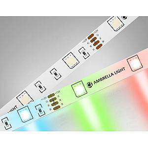 Светодиодная лента Ambrella Light LED Strip 12В 5050 7,2Вт/м RGB 5м IP20 GS2201
