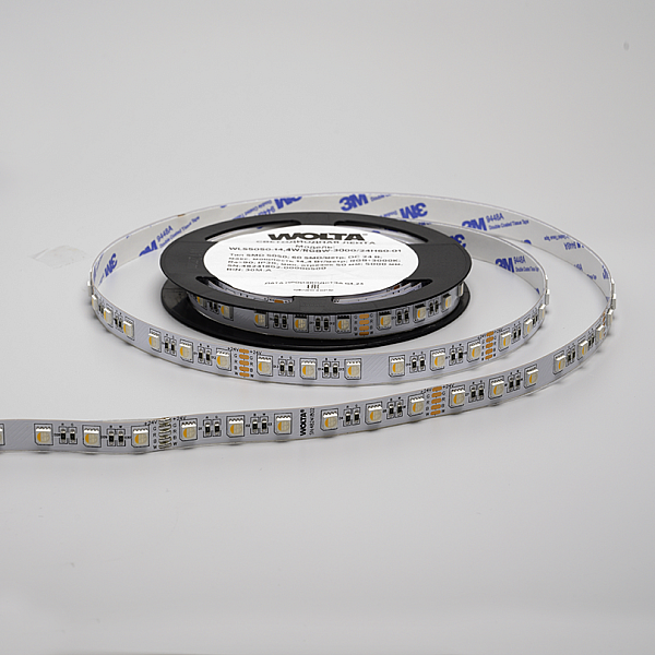 Светодиодная лента WOLTA WLS5050-14,4W/RGBW-3000/24H60-01
