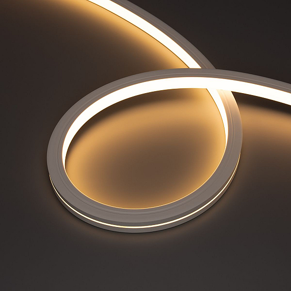 Светодиодная лента герметичная Arlight MOONLIGHT-PRO-TOP-X336-20x20mm 24V RGBW-Warm (12 W/m, IP67, 10m, wire x2) (Вывод боковой) 054988