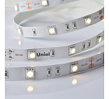 Светодиодная лента Uniel ULS-M22-5050-30LED/m-10mm-IP20-DC12V-7,2W/m-5M-3000K PROFI катушка в герметичной упаковке