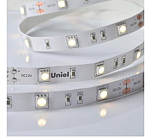 Светодиодная лента Uniel ULS-M22-5050-30LED/m-10mm-IP20-DC12V-7,2W/m-5M-3000K PROFI катушка в герметичной упаковке