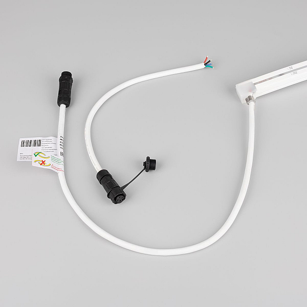 Светодиодная лента герметичная Arlight MOONLIGHT-PRO-TOP-X360-16x16mm 24V RGB (12 W/m, IP67, 10m, wire x2) (Вывод боковой) 054975