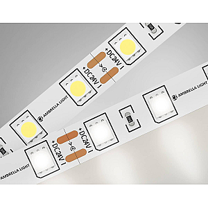 Светодиодная лента Ambrella Light Illumination 24В 5050 14,4Вт/м 3000K 5м IP20 GS4002