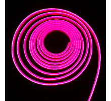 Светодиодная лента Uniel ULS-N11-2835-120LED/m-8mm-IP67-DC24V-10W/m-15M-PURPLE катушка в герметичной упаковке