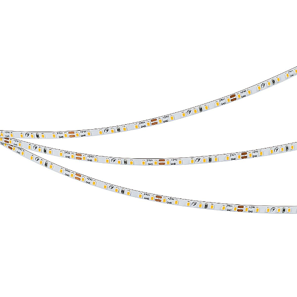 Светодиодная лента Arlight MICROLED-M168-4mm 24V Warm3000 (5 W/m, IP20, 2216, 5m) 046732