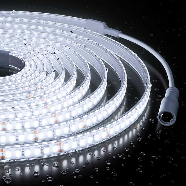 Светодиодная лента Apeyron 12W/m 180LED/m 2835SMD холодный белый 5M 00-449