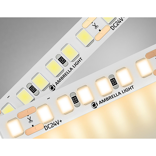 Светодиодная лента Ambrella Light 14,4W/m 180LED/m 2835SMD теплый белый 5M GS3201