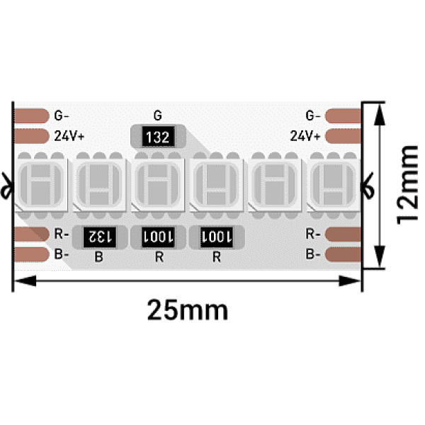Светодиодная лента DesignLed DSG8A240-24-RGB-33 005762