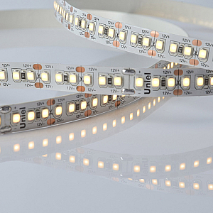 Светодиодная лента Uniel ULS-M16-2835-180LED/m-10mm-IP20-DC12V-17W/m-5M-3000K PROFI катушка в герметичной упаковке