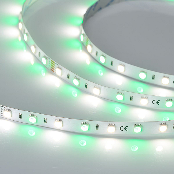 Светодиодная лента Arlight RT-B60-10mm 24V RGBW-Day (14.4 W/m, IP20, 5m) (Открытый) 018326(3)