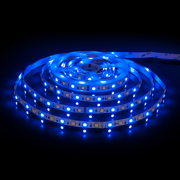 Светодиодная лента Elektrostandard 24V 14,4W 60Led 5050+5050 IP20 MIX RGB/дневной белый, 5м 4690389172267