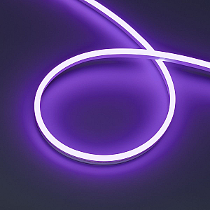Светодиодная лента герметичная Arlight HALO-SIDE-A168-6x13mm 24V Purple (10 W/m, IP67, 2835, 5m) (Силикон) 061563