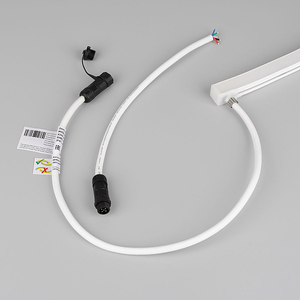 Светодиодная лента герметичная Arlight MOONLIGHT-PRO-SIDE-X336-16x16mm 24V RGBW-Day (12 W/m, IP67, 10m, wire x2) (Вывод боковой) 054978