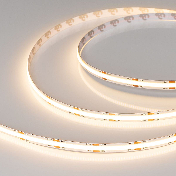Светодиодная лента Arlight COB-X544-8mm 24V Warm3000 (11.5 W/m, IP20, 5m) 031900(3)