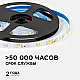 Светодиодная лента OGM 12В 2835 4,8Вт/м 3000К 420Лм/м 5м IP20 LSE-246