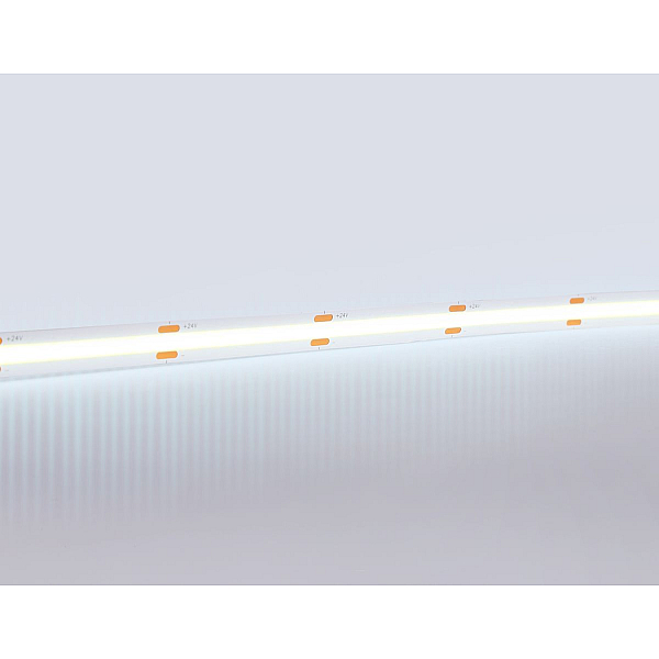Светодиодная лента Ambrella Light GS4753 COB 528Led/14W m/ 24V IP20 6500K/ 5m*10mm*2mm (2 конт.) GS4753